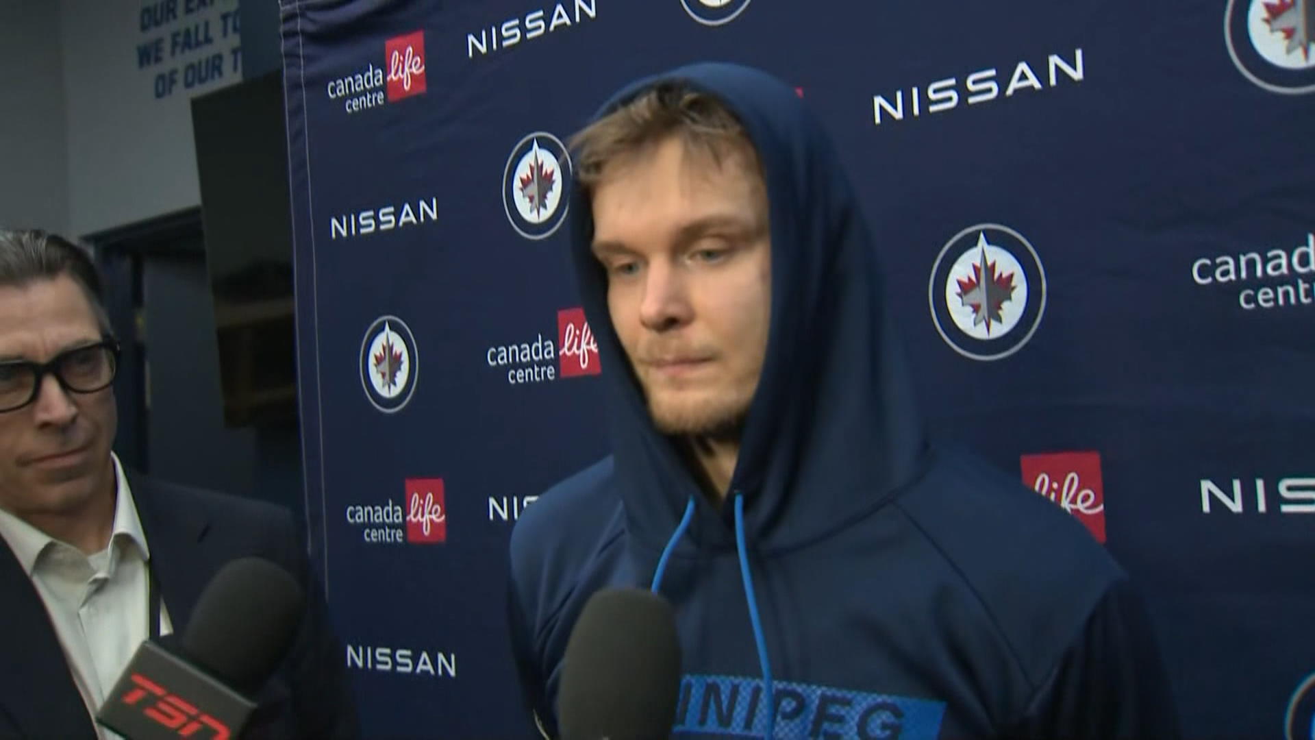 Click to play video: 'RAW: Winnipeg Jets Vladislav Namestnikov Interview – Jan. 9'