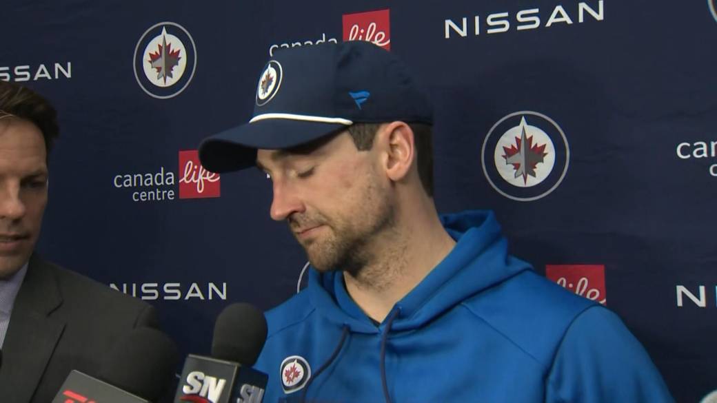Click to play video: 'RAW: Winnipeg Jets Neal Pionk Interview – Jan. 8'