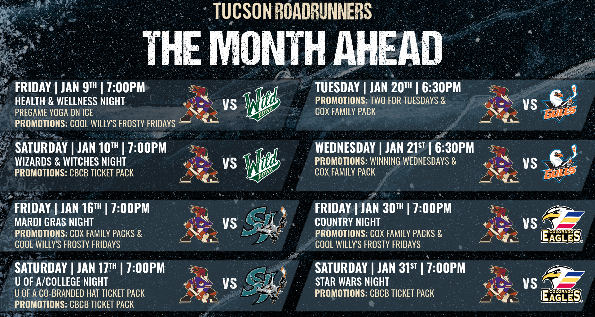 Tucson Roadrunners Hockey