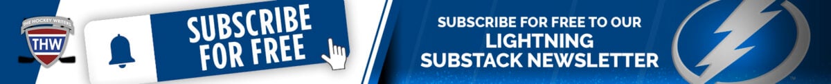 SUBSCRIBE FOR FREE TO OUR TAMPA BAY LIGHTNING SUBSTACK NEWSLETTER