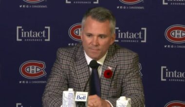Martin St-Louis Praises Kirby Dach's Play On Canadiens' Top Line