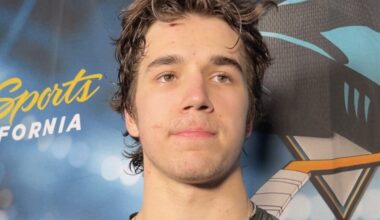 Sharks Locker Room: How Grier Solves Logjam Up Front Will Be Telling