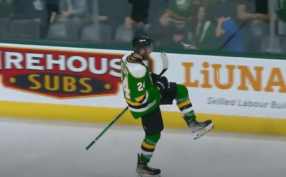 Mailloux, Hutson, Caufield, Pezzetta, Memorial Cup