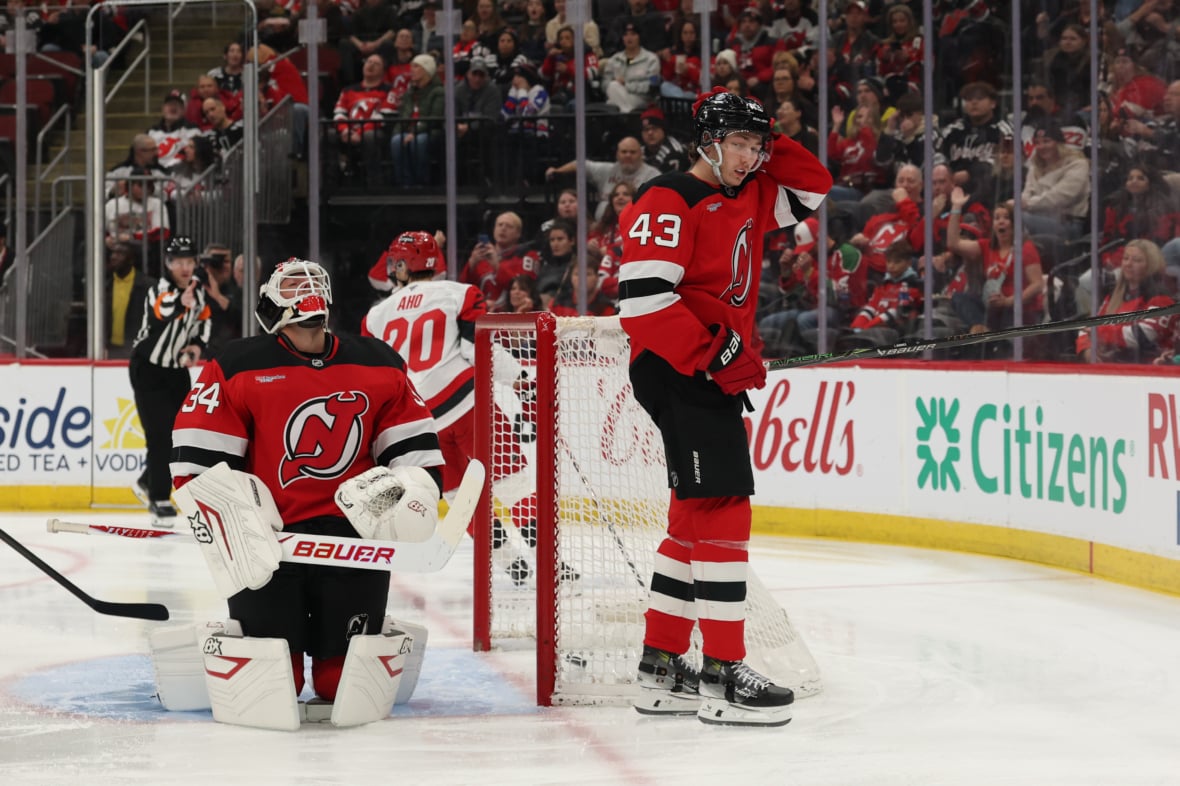 Hurricanes Smother Devils; Luke Hughes Has Worst Game of Season