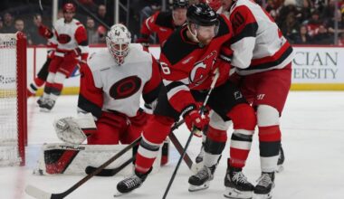 NHL Game Preview: Carolina Hurricanes at New Jersey Devils with Line Combinations 1/17/26