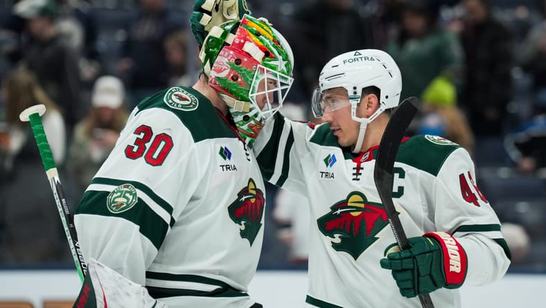 Jesper Wallstedt - Minnesota Wild at Columbus Blue Jackets