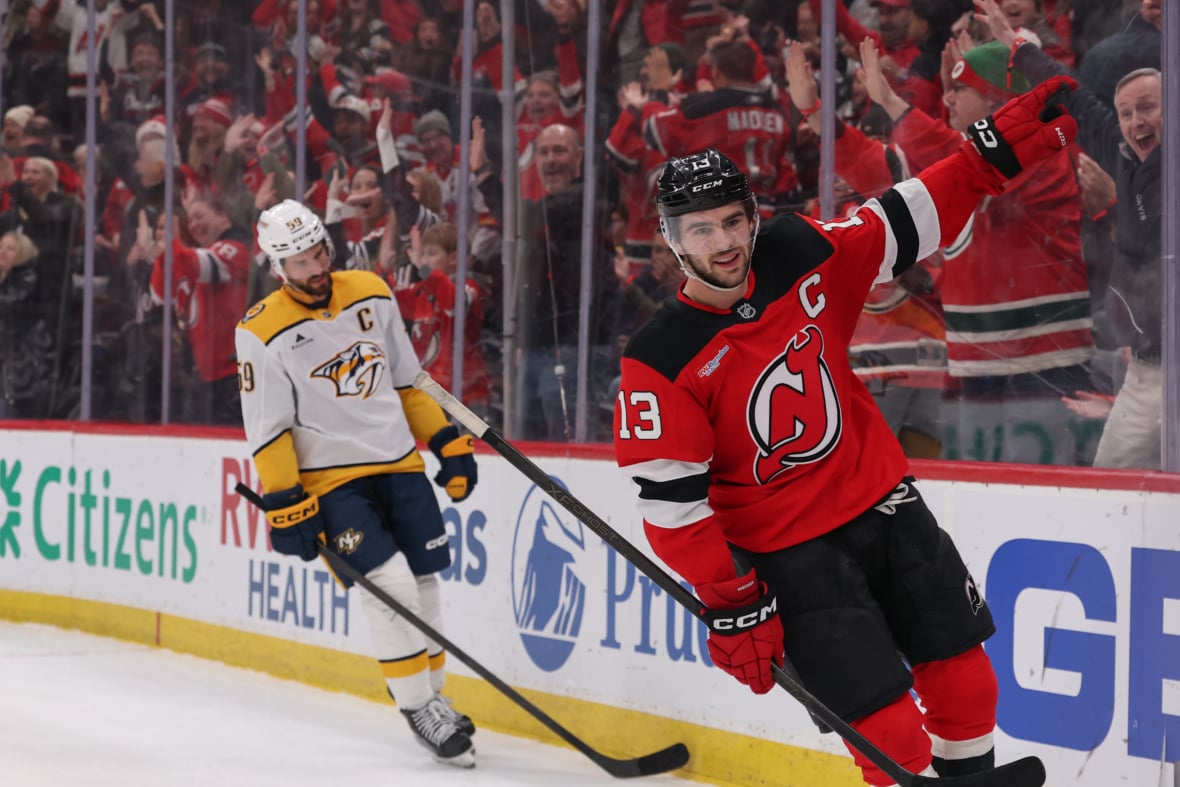 Devils Lose Hughes, Hischier Saves New Jersey in Overtime vs. Preds