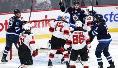 Jack Hughes' Hand; Black Cloud Looms; Gave Up Late vs. Jets