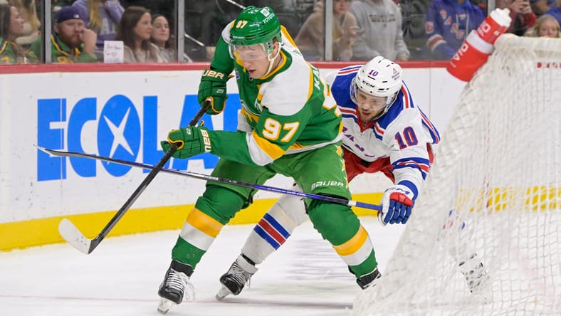 Kirill Kaprizov, Artemi Panarin - New York Rangers at Minnesota Wild