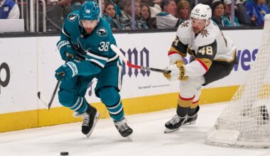 Hertl’s Heroics Help Golden Knights Stomp Sharks, Sweep Season Series