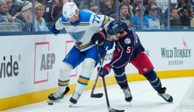 St. Louis Blues' Gameday Preview: Faceoffs, Fatigue, and Special Teams the Keys vs. Blue Jackets - The Hockey Writers - St Louis Blues