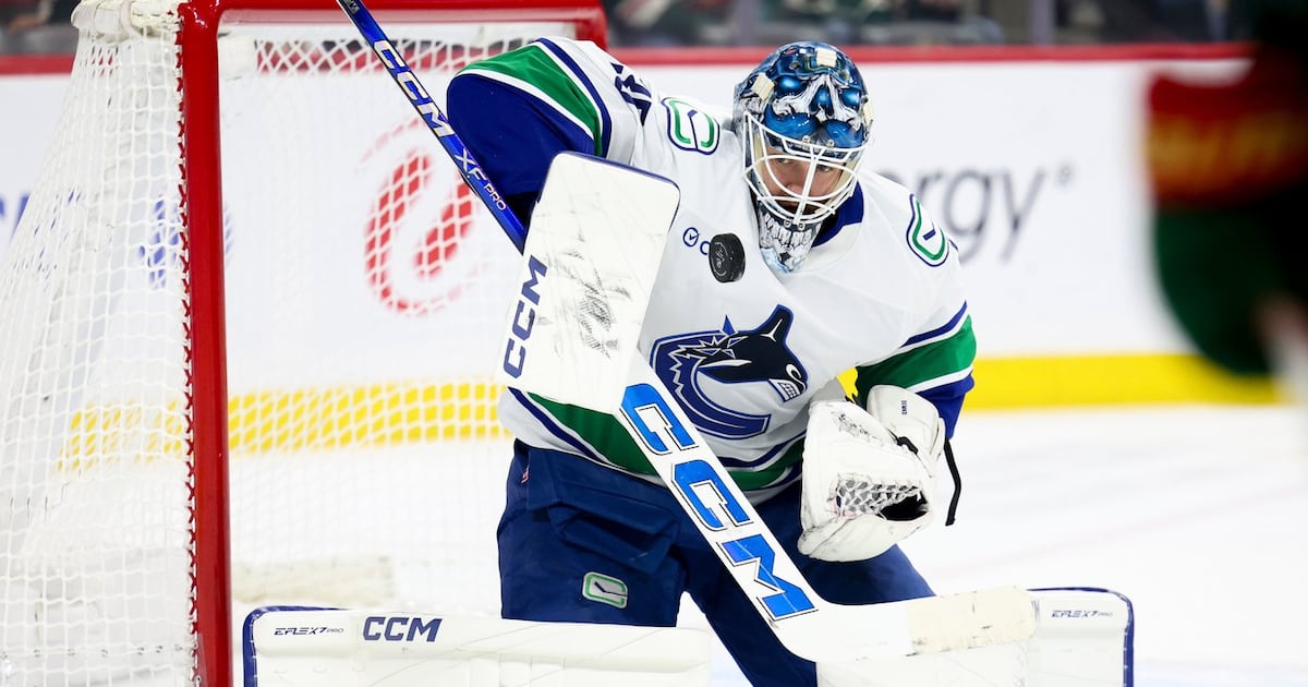 Vancouver Canucks’ Thatcher Demko sustains lower-body injury in loss to Toronto Maple Leafs
