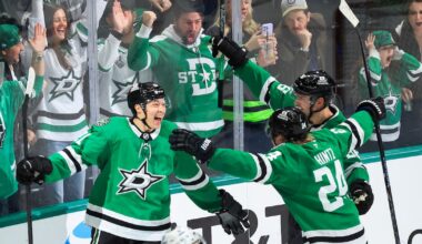 With wins hard to come by lately, Dallas Stars sneak by struggling Blues in final minute