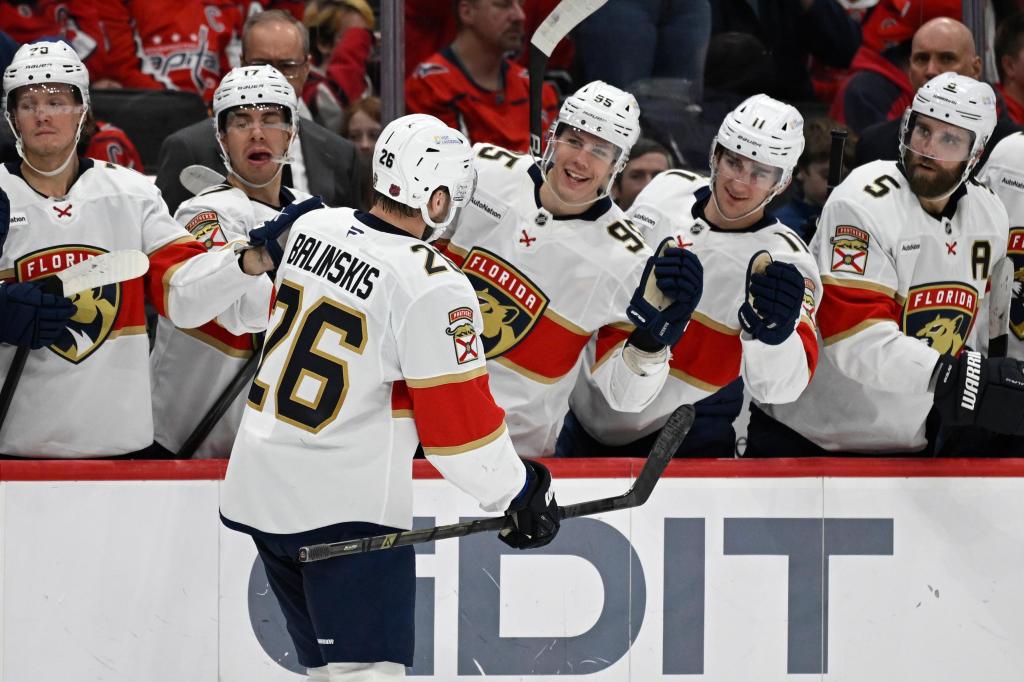 Panthers rebound from eight-goal loss to Carolina, beat host Capitals