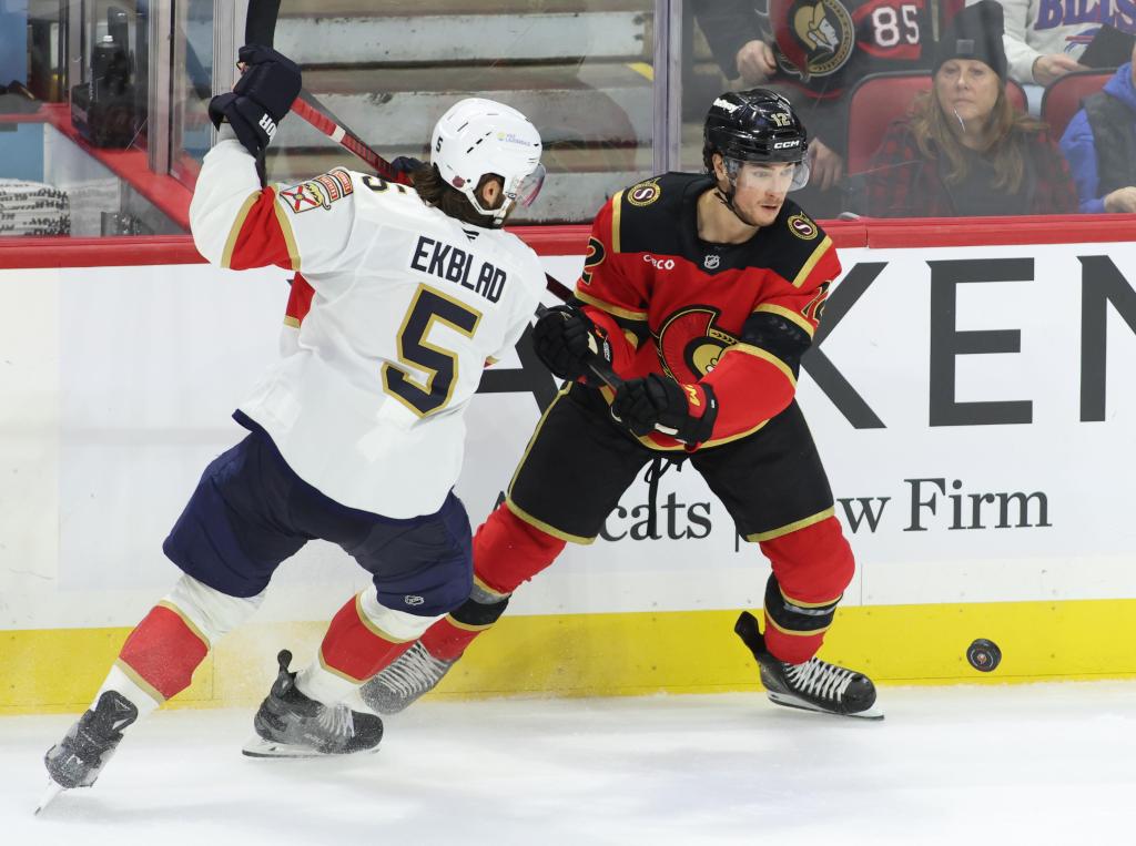 Forsling, Verhaeghe each have goal, assist as Panthers edge Senators