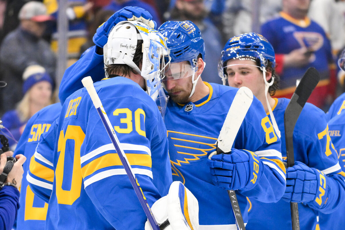 Joel Hofer Pavel Buchnevich St. Louis Blues