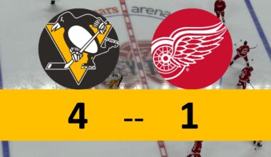Defensive Clinic, Penguins Squash Red Wings; 12 Shots?!