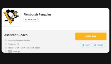 Penguins Post Help Wanted Ad for Assistant Coach--Here's Why