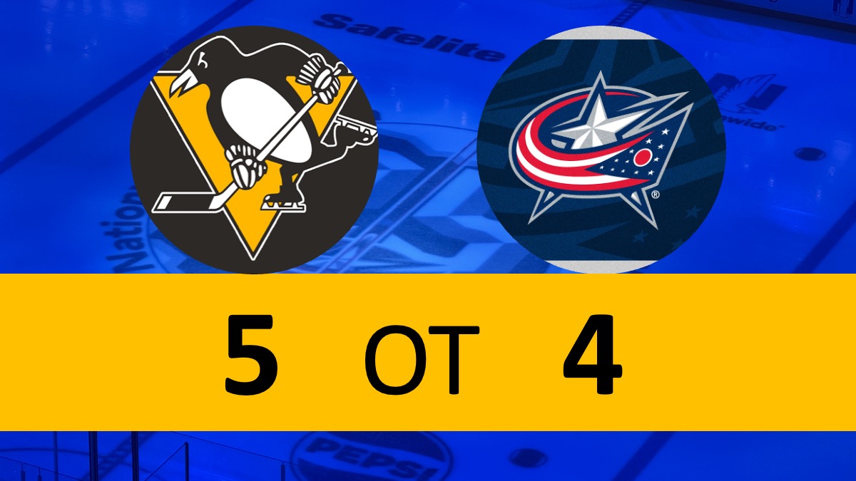 Penguins' Desperate Comeback, Crosby Goal Beats CBJ
