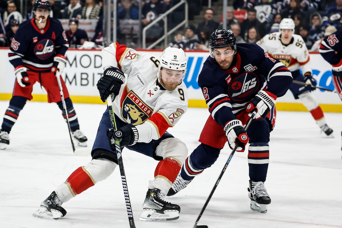 Panthers outlast Jets 2-1 in shootout for fourth win in last six games