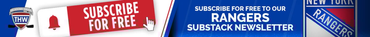 SUBSCRIBE FOR FREE TO OUR NEW YORK RANGERS SUBSTACK NEWSLETTER