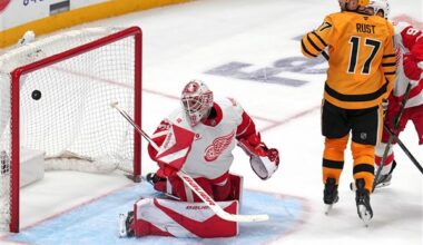 Letang scores in OT to give Penguins 4-3 win against Red Wings