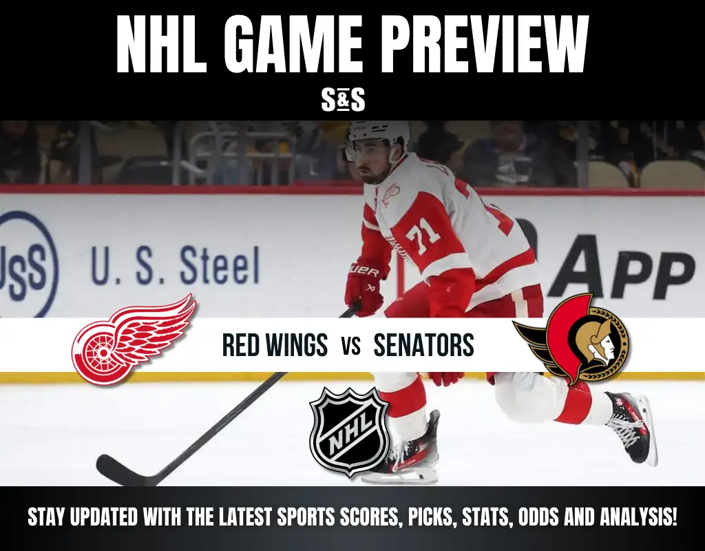 Detroit Red Wings vs Ottawa Senators Picks and Predictions January 18th 2026