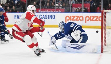 Maple Leafs take a costly loss to visiting Red Wings