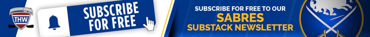 SUBSCRIBE FOR FREE TO OUR BUFFALO SABRES SUBSTACK NEWSLETTER
