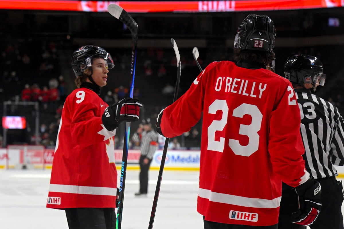 Gavin McKenna Sam O'Reilly Team Canada