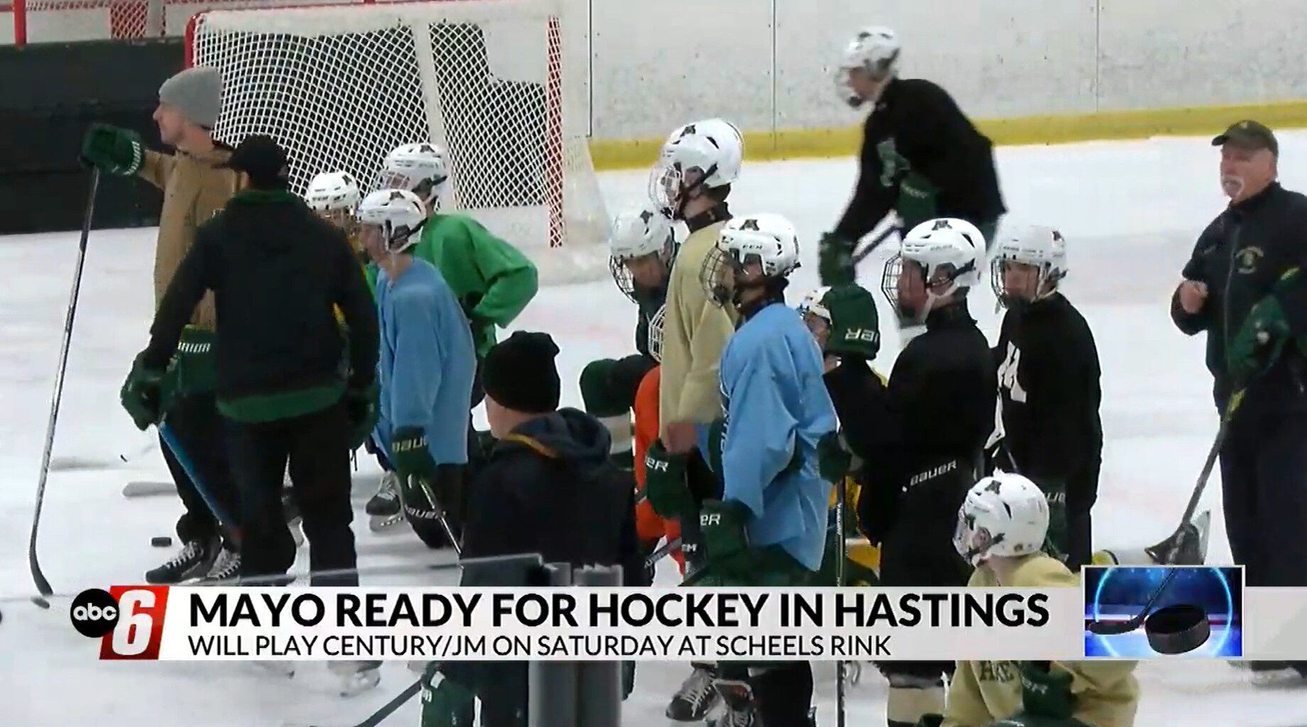 Mayo Boys Hockey ready for Saturday in Hastings - ABC 6 News