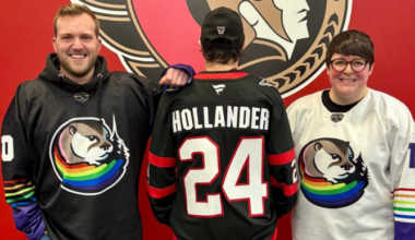 Heated Rivalry jerseys being sold by Ottawa Senators