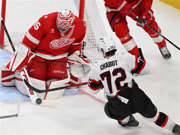 Alex DeBrincat scores in OT to give Red Wings 4-3 win over Senators