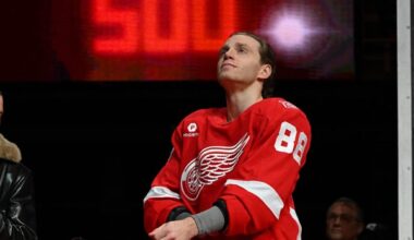 Detroit's Patrick Kane ties Modano for American-born NHL points mark in 3-1 loss to Kings