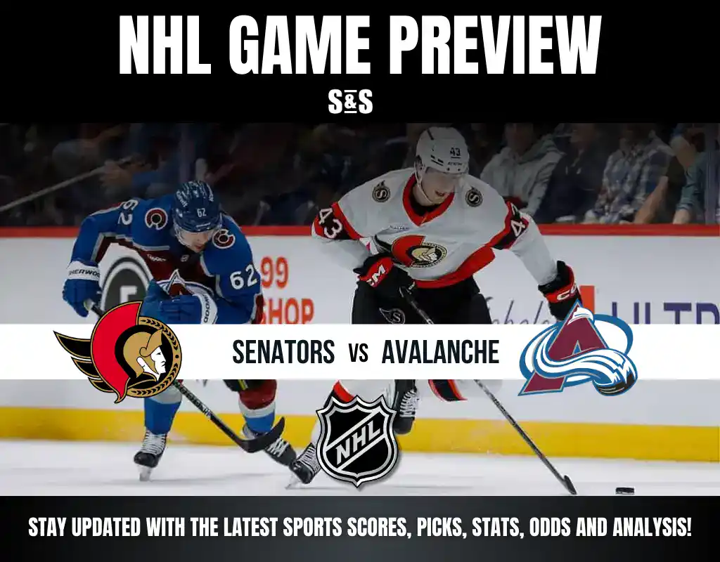 Ottawa Senators vs Colorado Avalanche Picks and Predictions January 28th 2026
