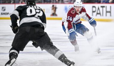 Avalanche rookie Gavin Brindley working through rookie grind