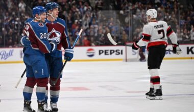 Avalanche's Josh Manson had a career night with his father watching