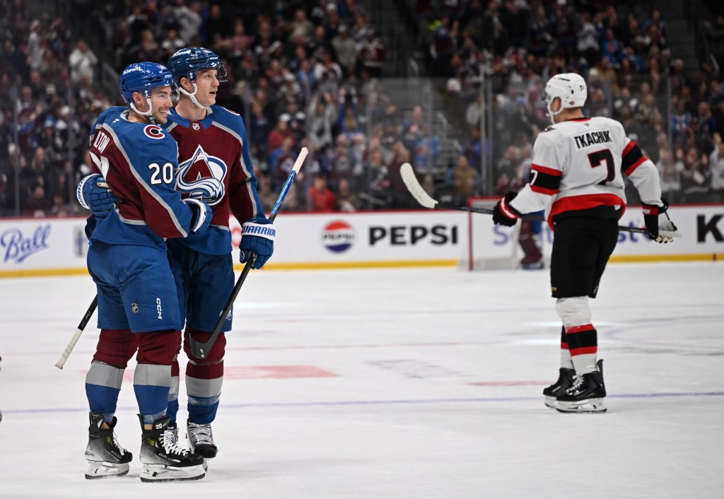 Avalanche's Josh Manson had a career night with his father watching