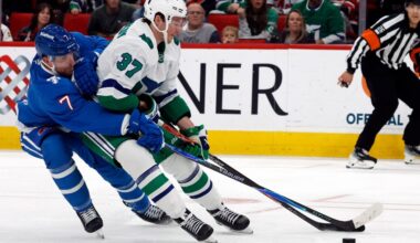 Devon Toews out for Avalanche with upper-body injury