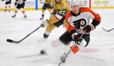 Travis Konecny, Sam Ersson star as Flyers end six-game winless streak