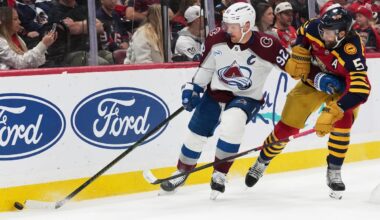 Landeskog injured in Avalanche’s game against Panthers, needs help getting off ice