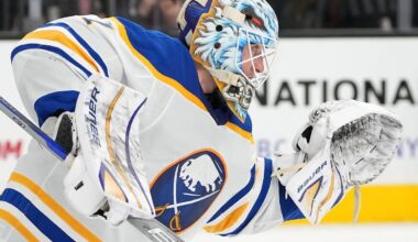 Sabres’ Luukkonen to miss next week with lower-body injury