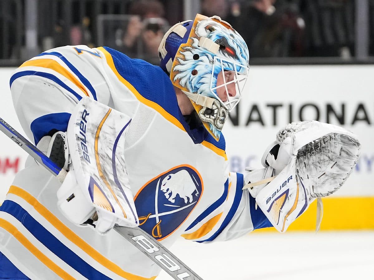 Sabres’ Luukkonen to miss next week with lower-body injury