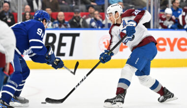 The Avs Visit the Maple Leafs on Sunday in our NHL Predictions