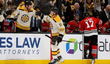 Blackhawks and Bruins Meet For Final Time at the United Center