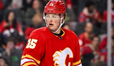 Flames recall forward Dryden Hunt from the AHL’s Calgary Wranglers