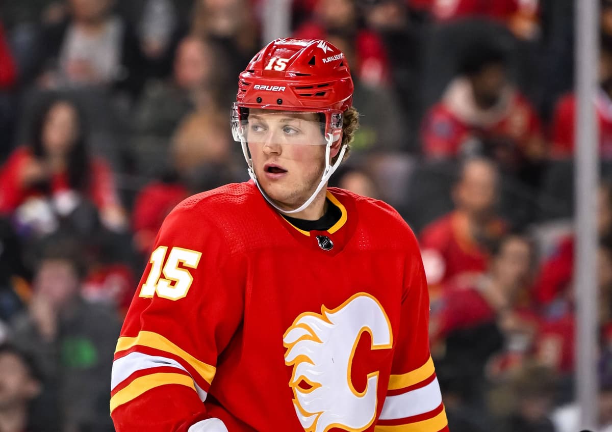 Flames recall forward Dryden Hunt from the AHL’s Calgary Wranglers