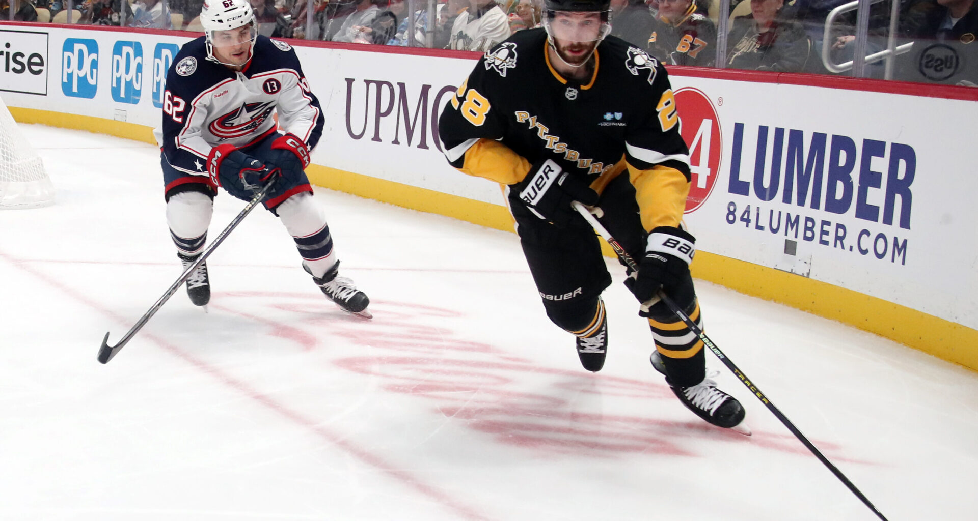 The Penguins and Blue Jackets Face-Off in a Rivalry Game