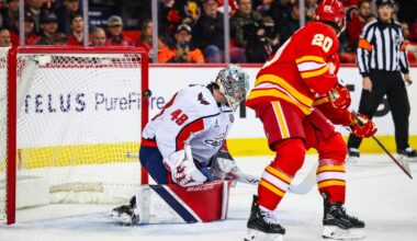 The Capitals visit the Saddledome (7pm MT, SN1)