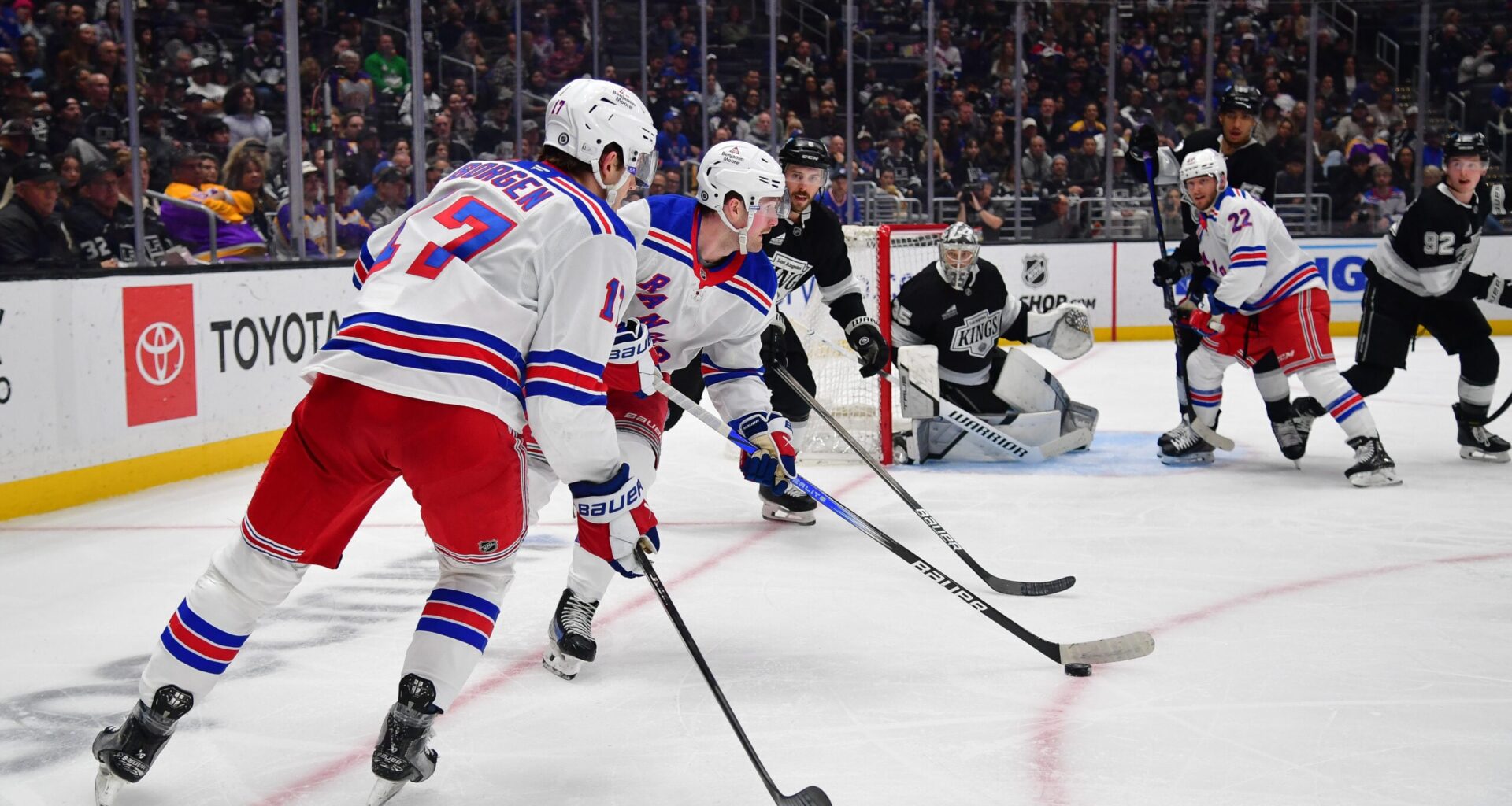 Kings and Rangers in a Battle of East vs West Coast